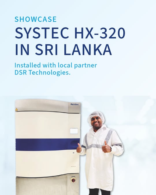 Instalación de un Systec HX-320 en Sri Lanka