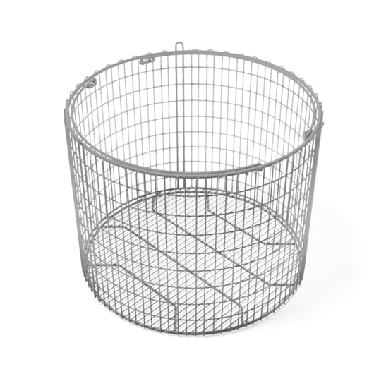 Accesorios para autoclaves de pie: bandejas de acero inoxidable y cestas de carga