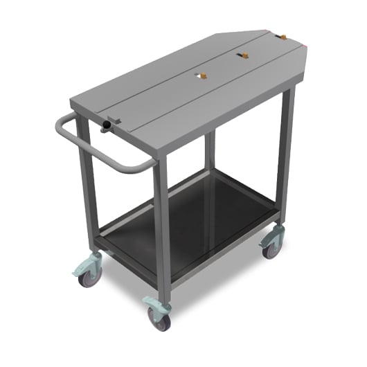 Accesorios para autoclaves: Carro de transporte con sistema de carga fácil