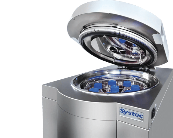 Autoclave vertical abierto de pie de la serie Systec VE